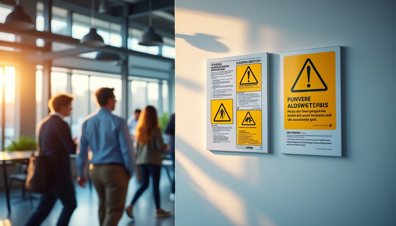 Illustration: Comprendre le cadre légal des affichages en entreprise